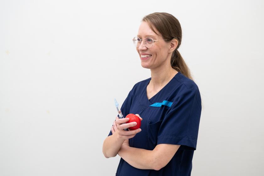 Kätilö Heli Kaukola.