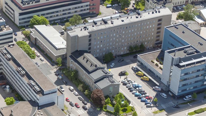 ilmakuva rakennuksesta