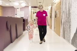 Family friends child and adult