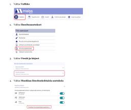 Ohje paperipostista luopumiseen maisassa