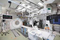 Raptor-sali ja sen tekniikkaa Siltasairaalassa.