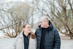 Stina Tupeli ja hänen miehensä Kai