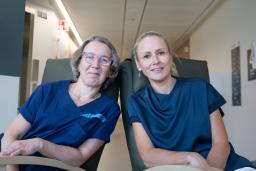 Jaana Syrjä ja Anniina Heikkilä