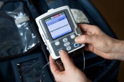 Infuusiopumpun ohjelmointinäyttö