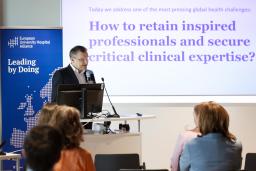 Matti Bergendahl opening the Symposium